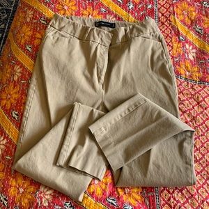 Womens 10 tall khaki dress pants. Ankle length.